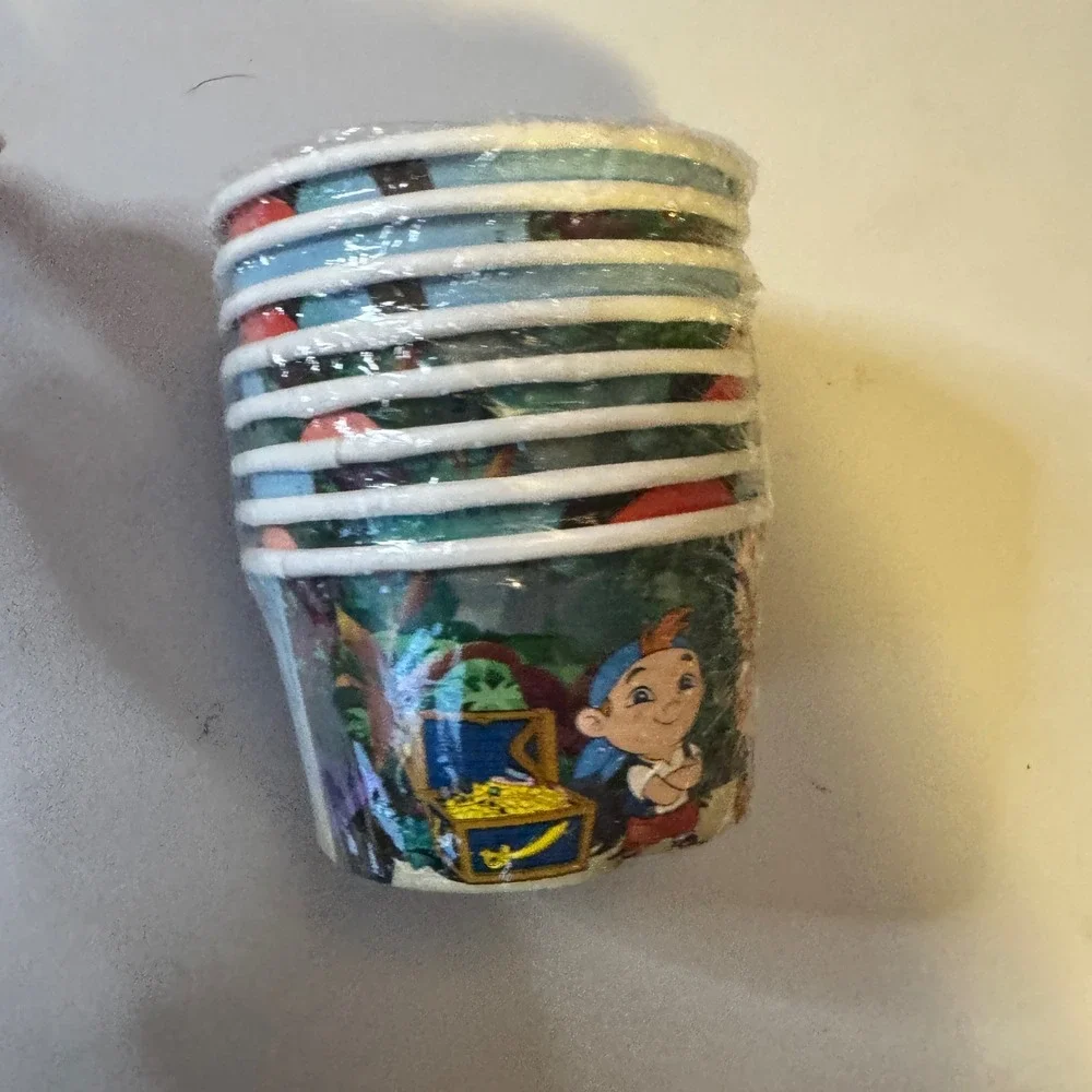 Disney Jake and the Never Land Pirates Party Supplies Bundle Napkins Cups Decor